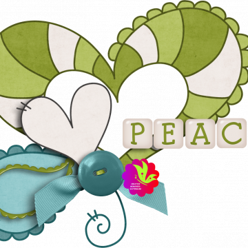 A Life Expressed. Word Art. Peace