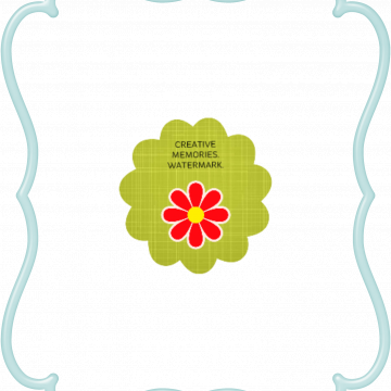 My Spring Frame Fancy Portrait - BLUE