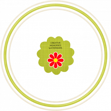 Sherbet Spring Frame Circle - YELLOW GREEN