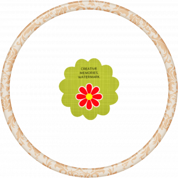 10 Things Frame. Floral Orange