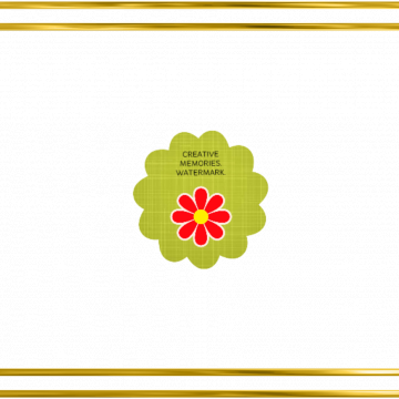 Achievement Frame Double Rectangle Gold