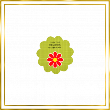 Achievement Frame Double Square Gold