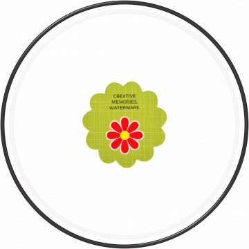 Achievement Frame Round Double Black White