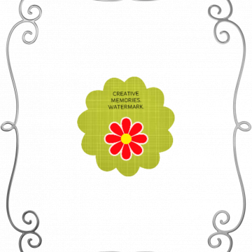 Achievement Frame Silver Swirl Portrait