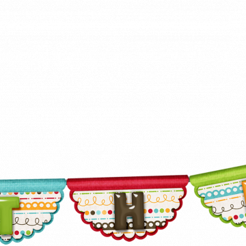 Birthday Coloured Banner