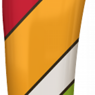 Candle With Orange Flame