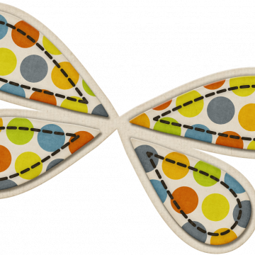 Colourful Dots Butterfly