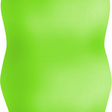 Green Wavy Balloon