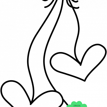 Heart Balloon Outline