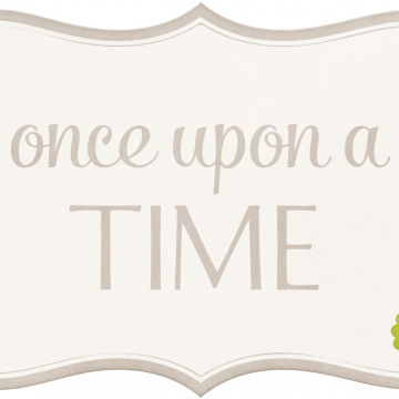 Wedding Story Brown Word Art Once Upon A Time