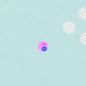 Blue Page White Snowflake