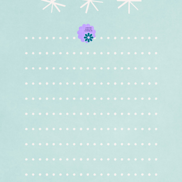 Blue Snowflake Page