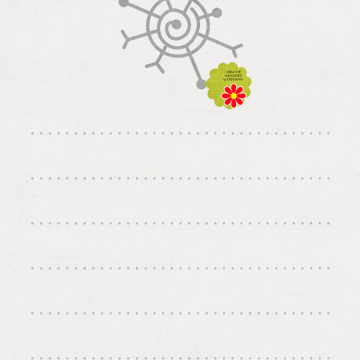 Gray Snowflake Top Center