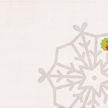 Gray Snowflake White Page