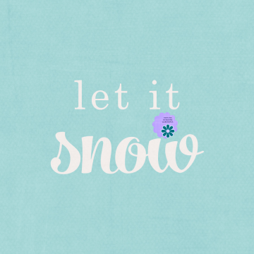 Let It Snow On Blue