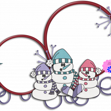 Snowman Three Circles