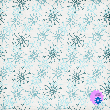 Snowflake Blue Wallpaper
