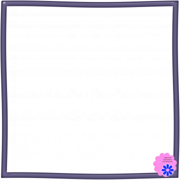 Christmas Celebration Frame Purple Blue