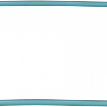 Christmas Celebration Frame Rectangle Teal