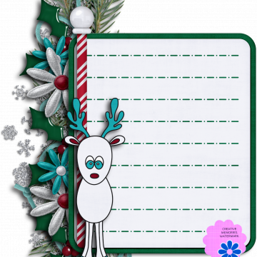 Reindeer Christmas Letter