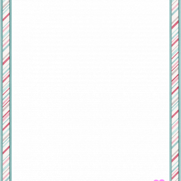 Winter Wishes Frame Portrait Striped