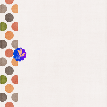 FREE PRINT: Autumn Dot Colours