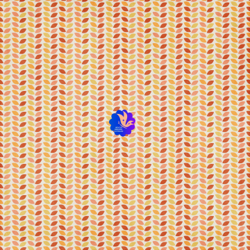 Autumn Leaf Ribbons Wallpaper