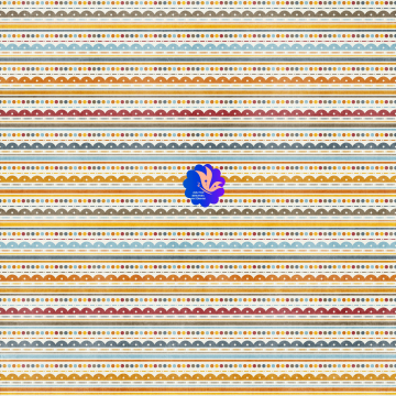 Autumn Wavy Lined Wallpaper