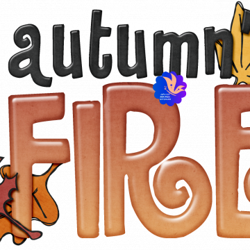 Blustery Day. Autumn's Fire