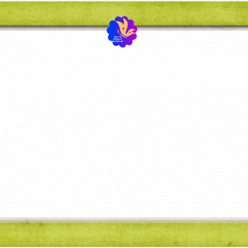 Blustery Fall Frame Rectangle. Green