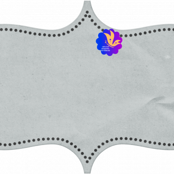 Blustery Fall Journal Bracket. Light Blue