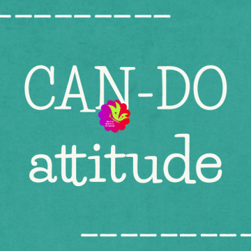 Can Do Attitude. Blue