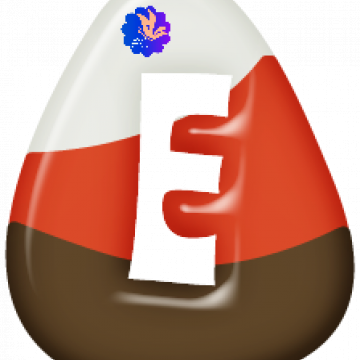 Capital E Candy Corn