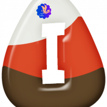 Capital I Candy Corn