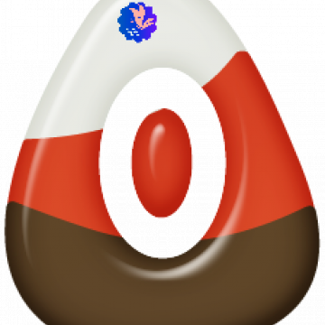 Capital O Candy Corn