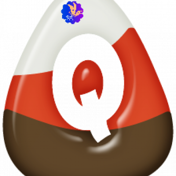 Capital Q Candy Corn