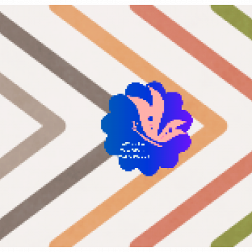 Chevron Autumn Colours. 1