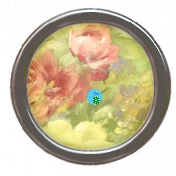 Green Pink Flower Brad