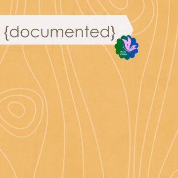 Life Documented. Orange Wood Grains