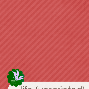 life Unscripted. Label On Red