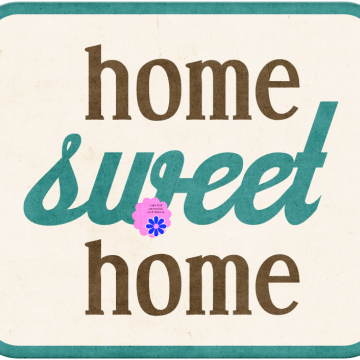 Love At Home Word. Home Sweet Home