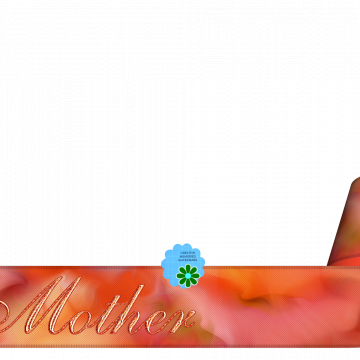 Mother Flower Twirl Ribbon