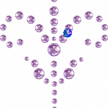 Purple Butterfly Bling