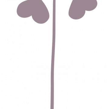 Purple Doodle Flower