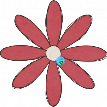 Red Daisy Flower