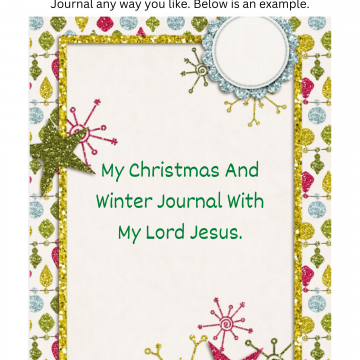 Downloadable Christmas & Winter Journal for Ladies | BOOK COVERS