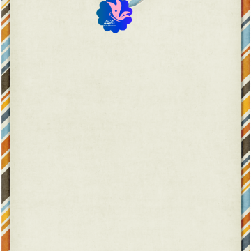 Taste Of Autumn Tag. Striped Outline