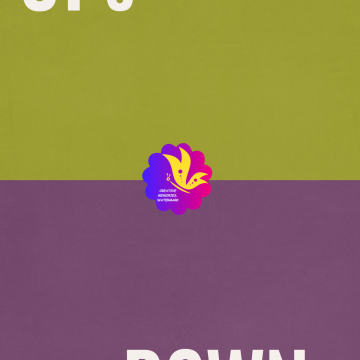 Up Green. Down Purple