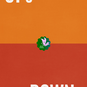 Up Orange. Down Red