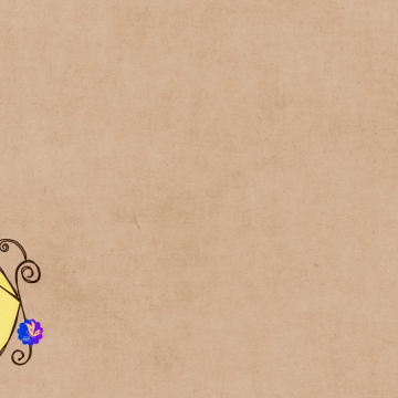 Yellow Butterfly Brown